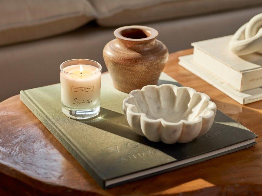 candle and vase